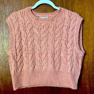 Pink Sweater Vest